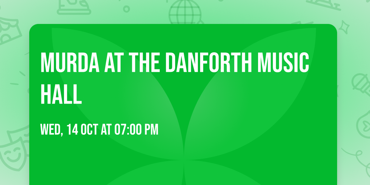 Murda at The Danforth Music Hall
