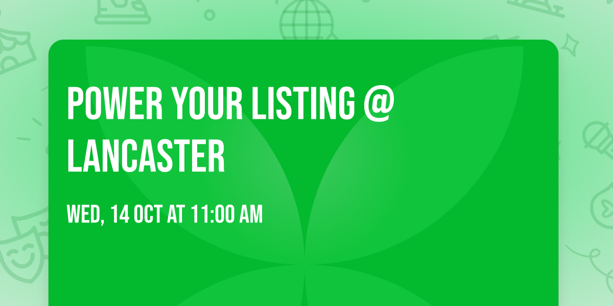 Power Your Listing @Lancaster