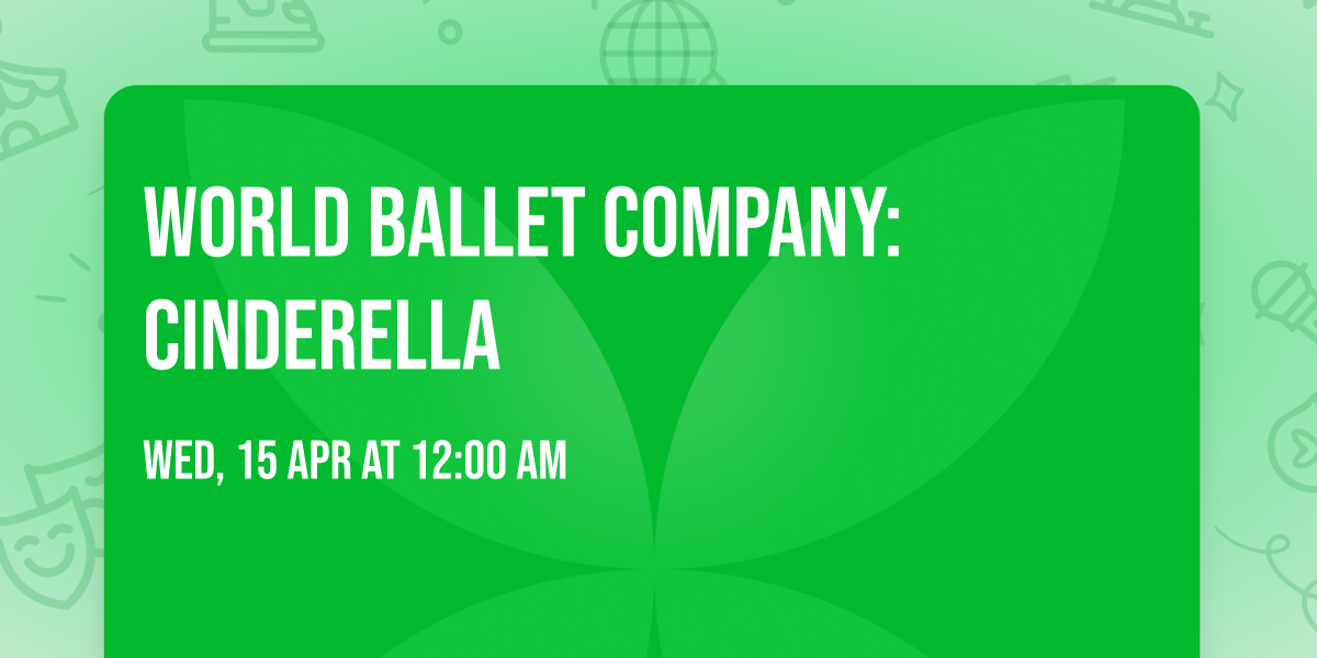 World Ballet Company: Cinderella