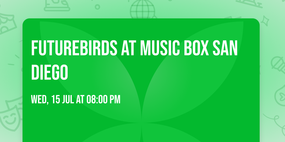 Futurebirds at Music Box San Diego