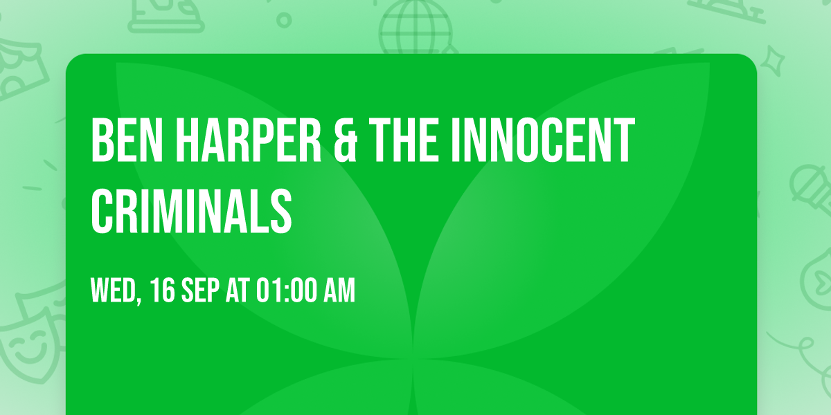 Ben Harper & the Innocent Criminals