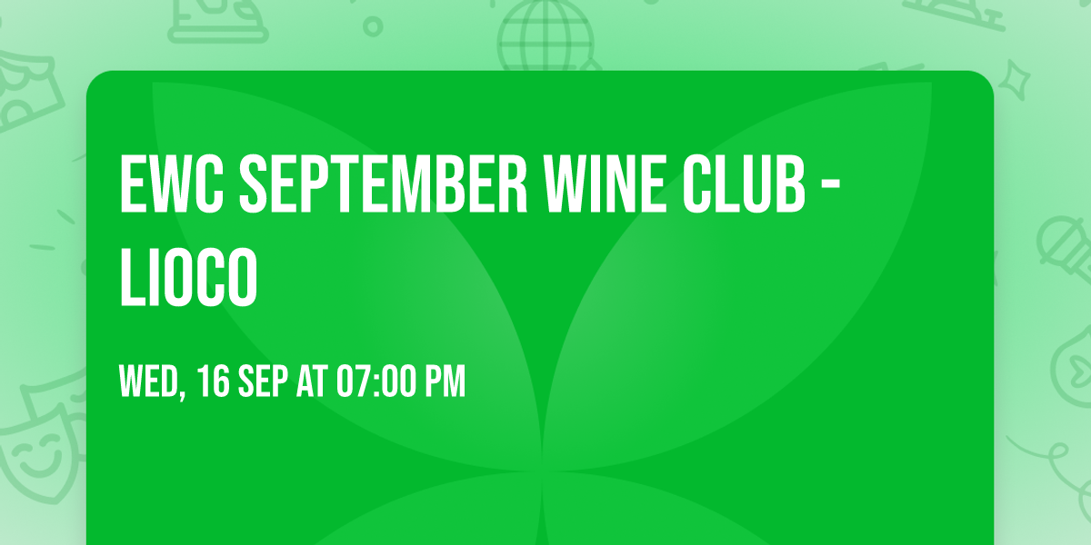 EWC September Wine Club - Lioco