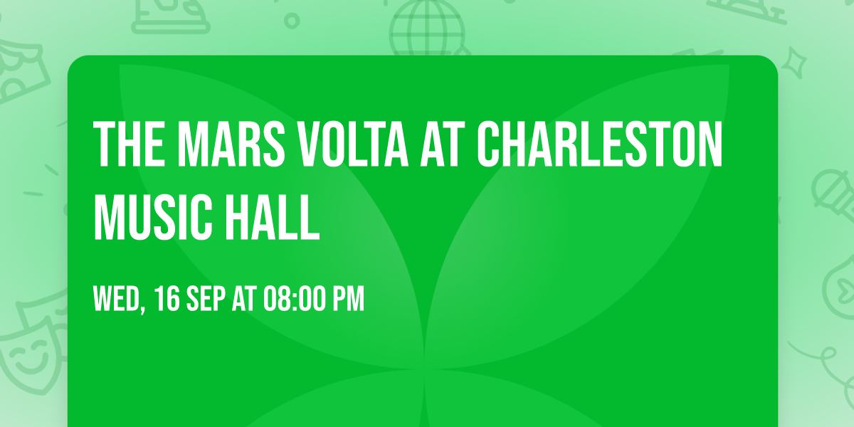 The Mars Volta at Charleston Music Hall