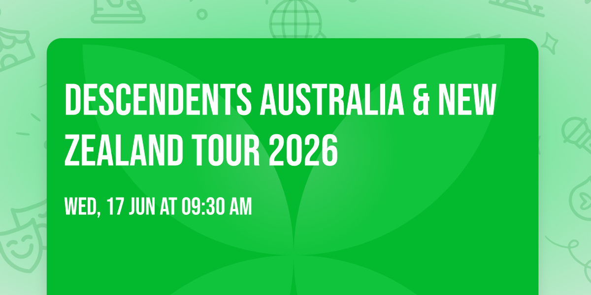 Descendents Australia & New Zealand Tour 2026