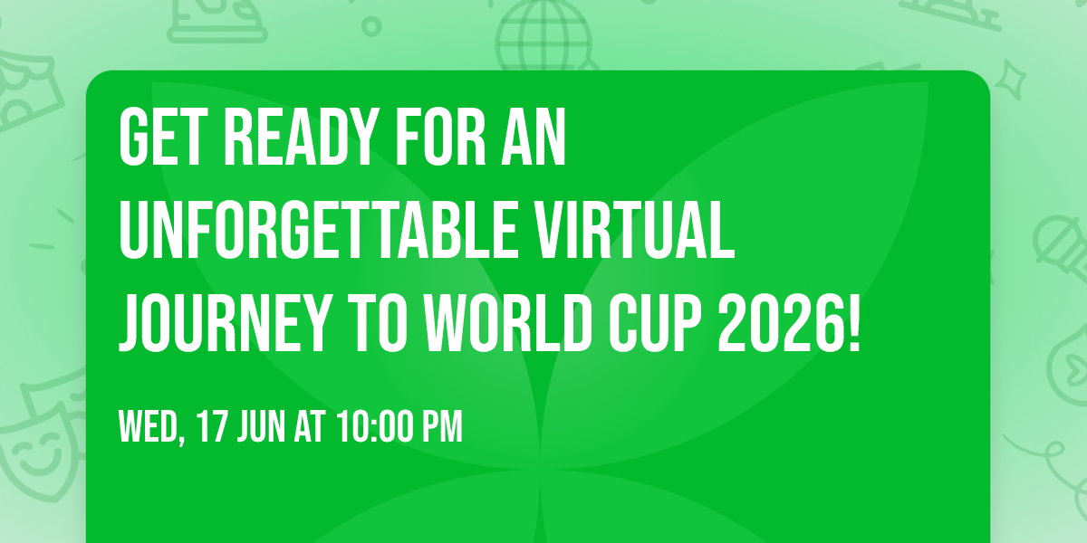 Get ready for an unforgettable virtual journey to World Cup 2026! \ud83c\udf0d\u2708\ufe0f\u26bd
