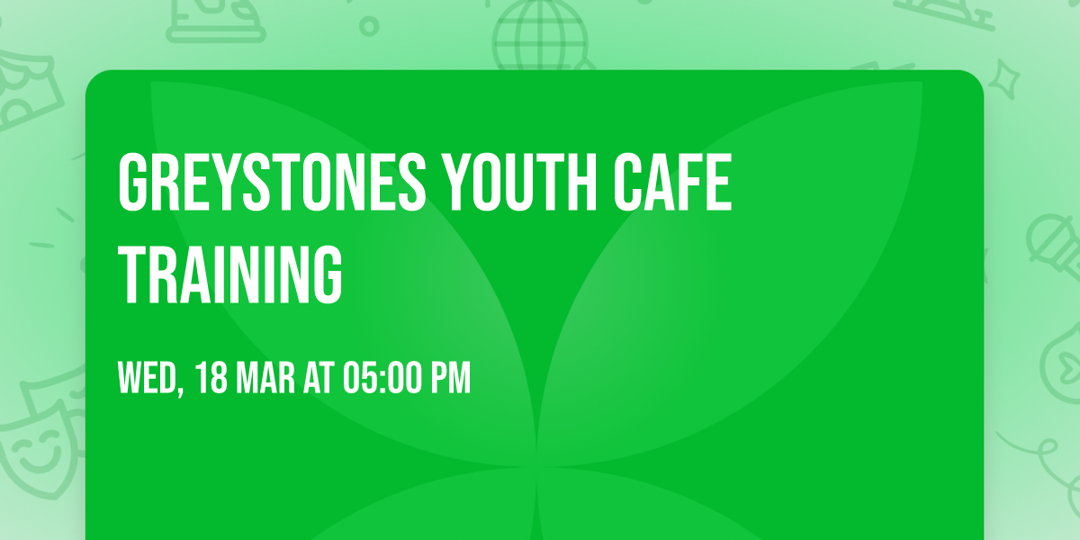 Greystones Youth Cafe Training 