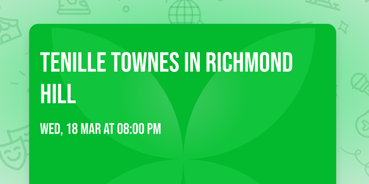 Tenille Townes in Richmond Hill