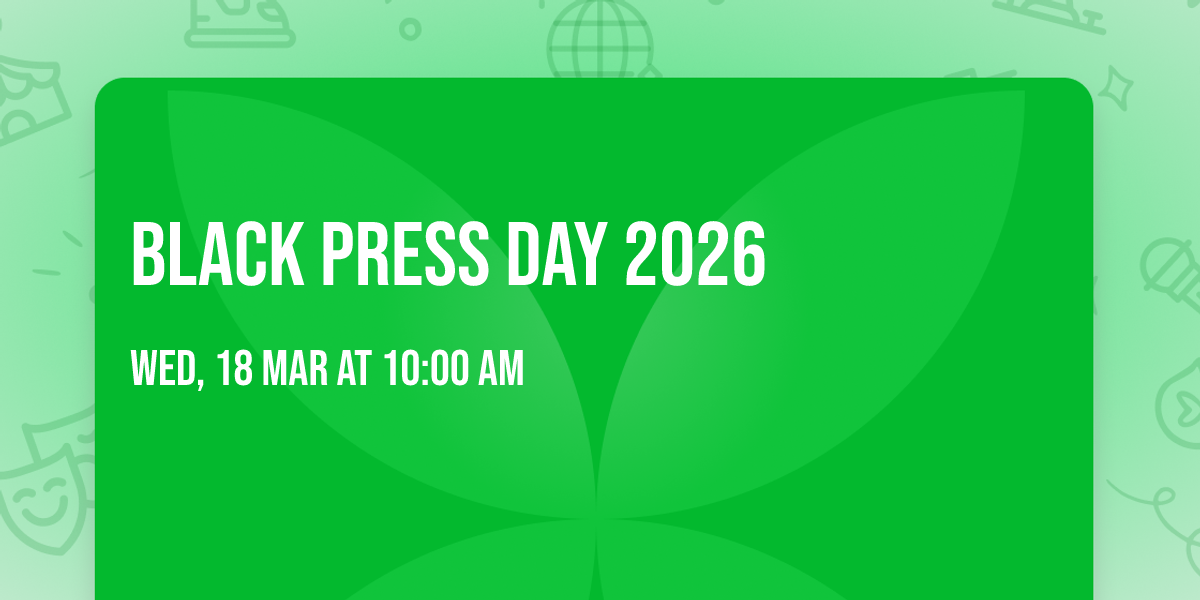Black Press Day 2026