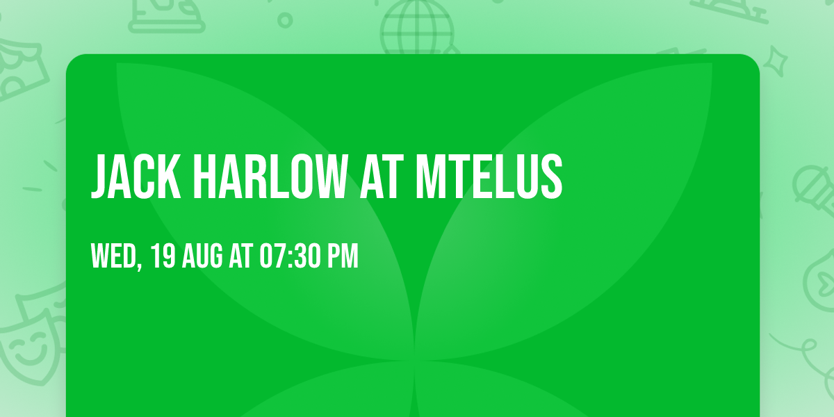 Jack Harlow at MTELUS