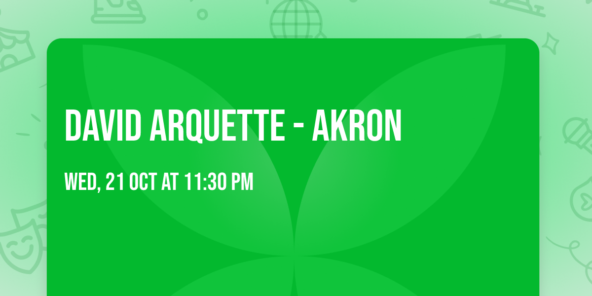 David Arquette - Akron