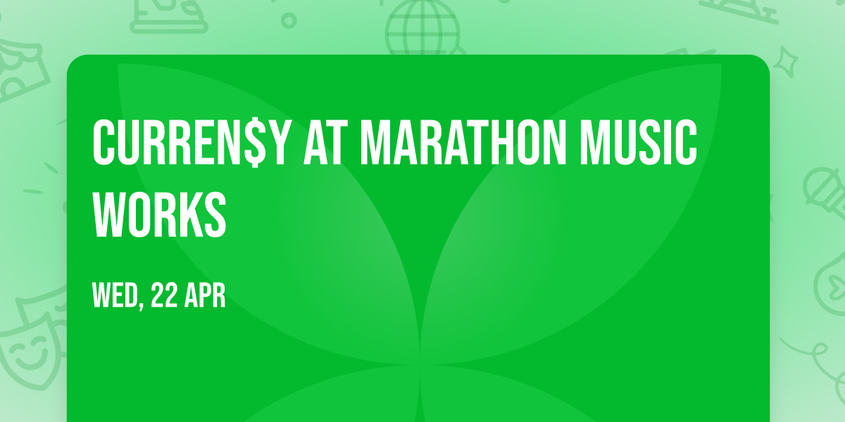 Curren$y at Marathon Music Works