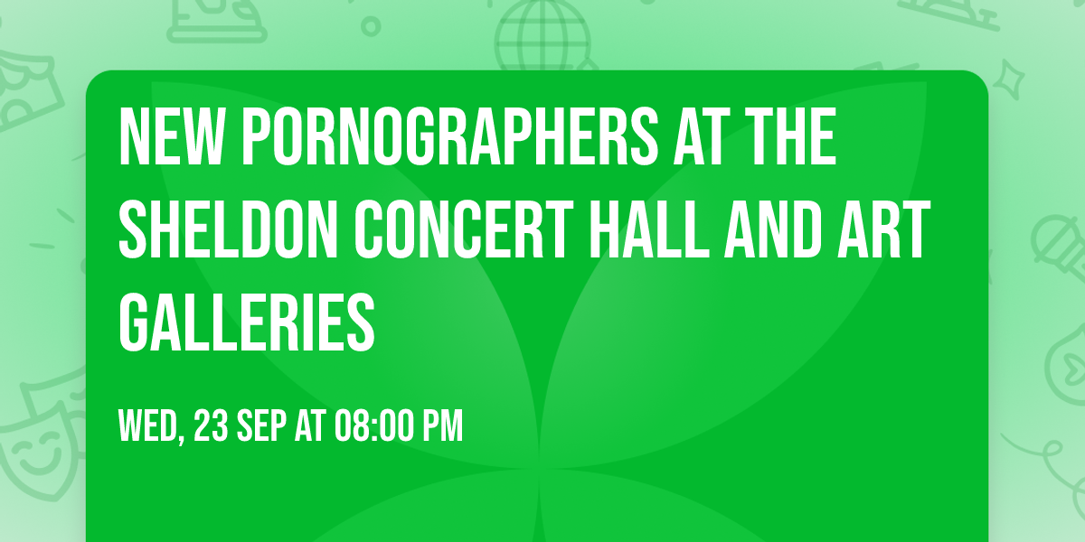 New Pornographers at The Sheldon Concert Hall and Art Galleries