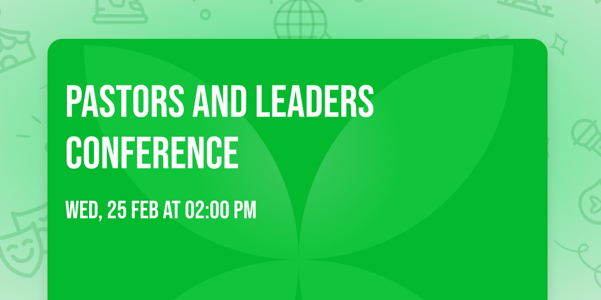 Pastors and Leaders Conference