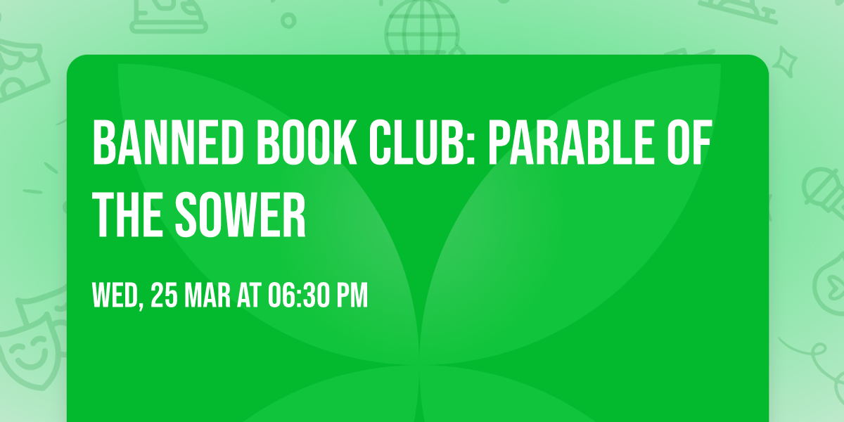 Banned Book Club: Parable of the Sower