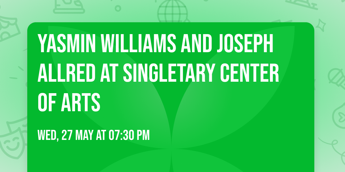 Yasmin Williams and Joseph Allred at Singletary Center of Arts