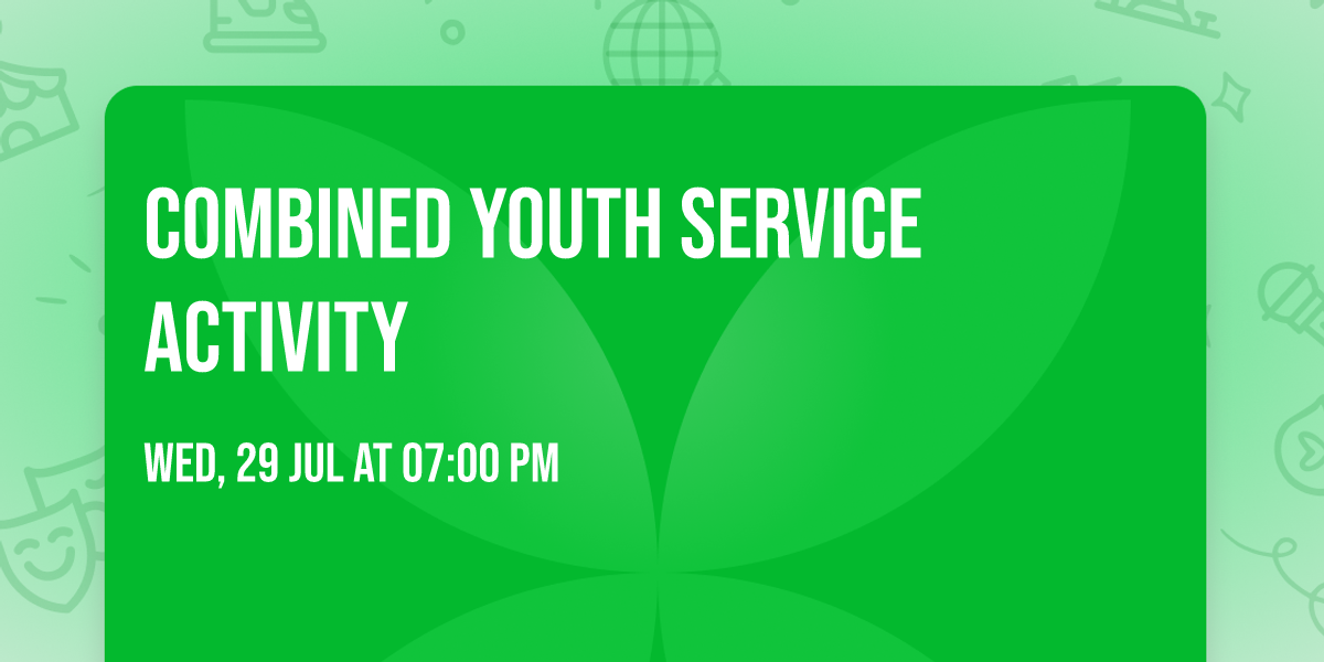 Combined Youth Service Activity