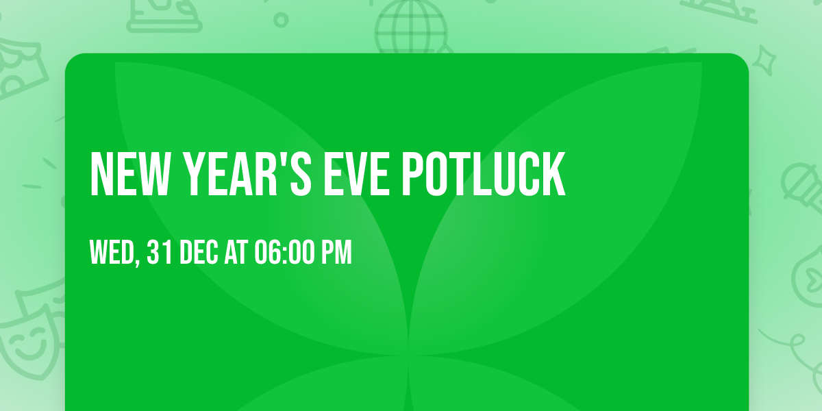 New Year's Eve Potluck