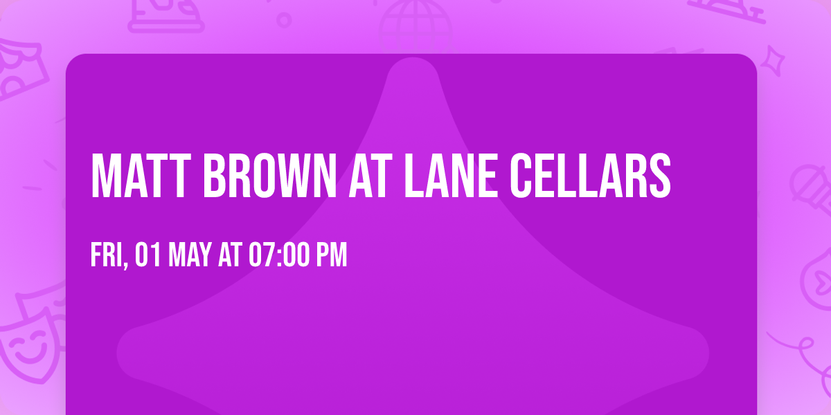  Matt Brown at Lane Cellars 