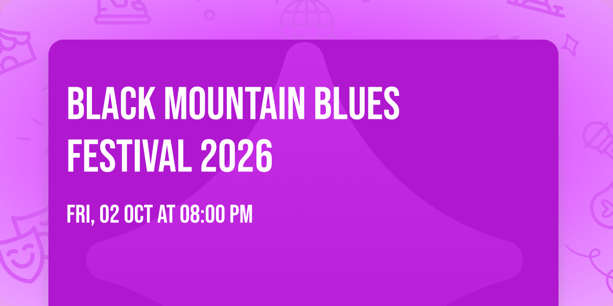 Black Mountain Blues Festival 2026