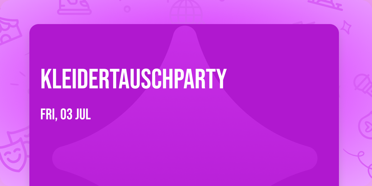 Kleidertauschparty 