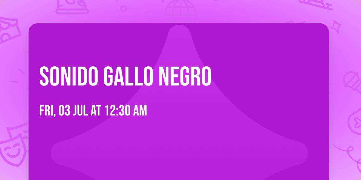 Sonido Gallo Negro