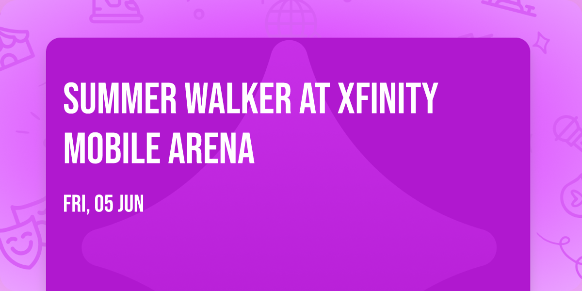 Summer Walker at Xfinity Mobile Arena