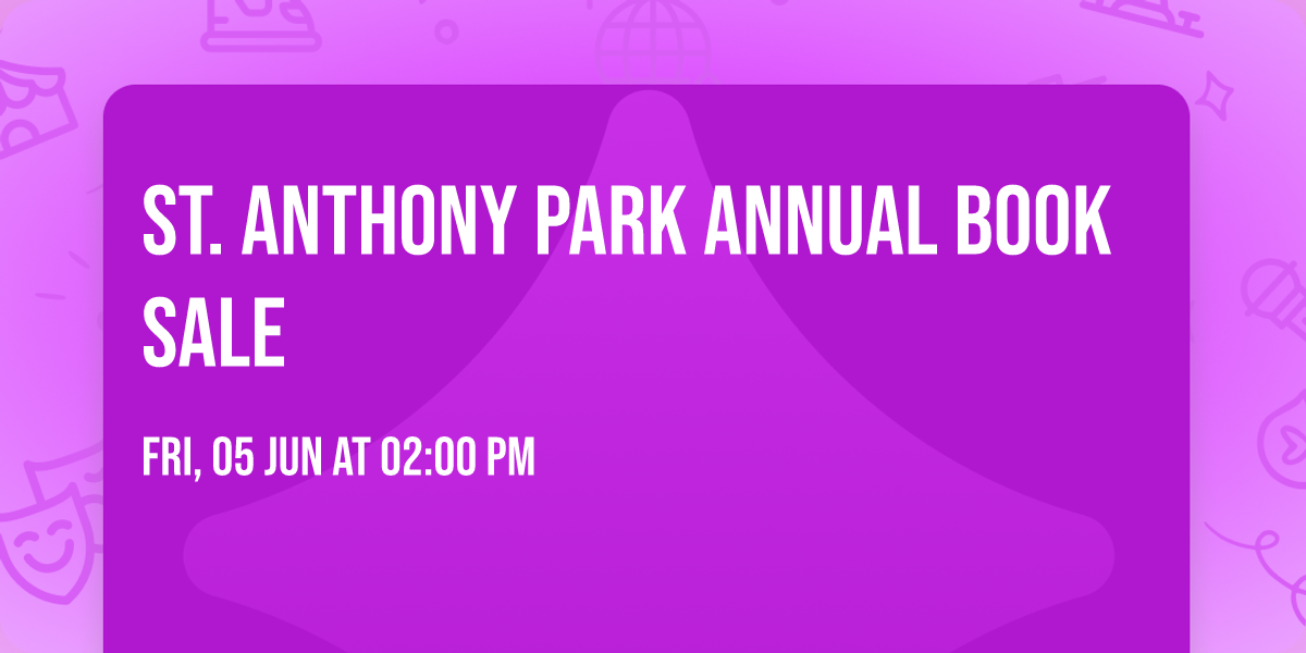 St. Anthony Park Annual Book Sale