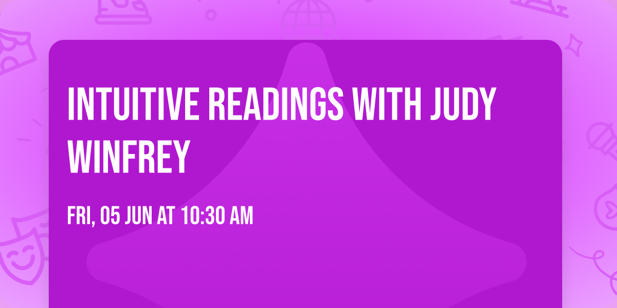 Intuitive Readings with Judy Winfrey