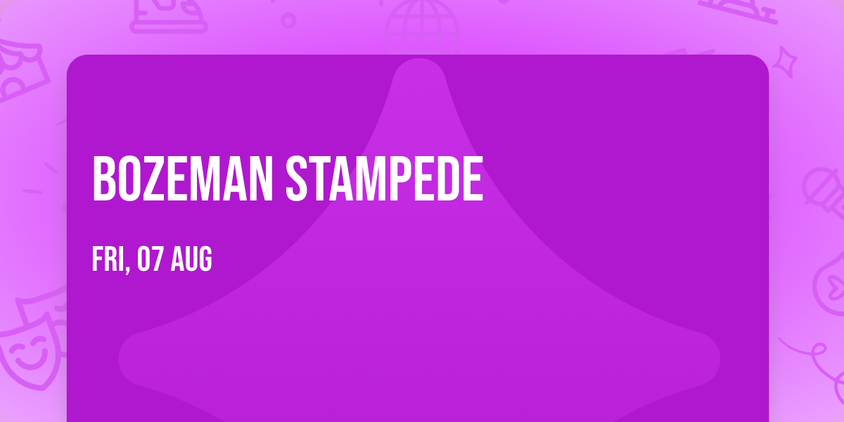 Bozeman Stampede