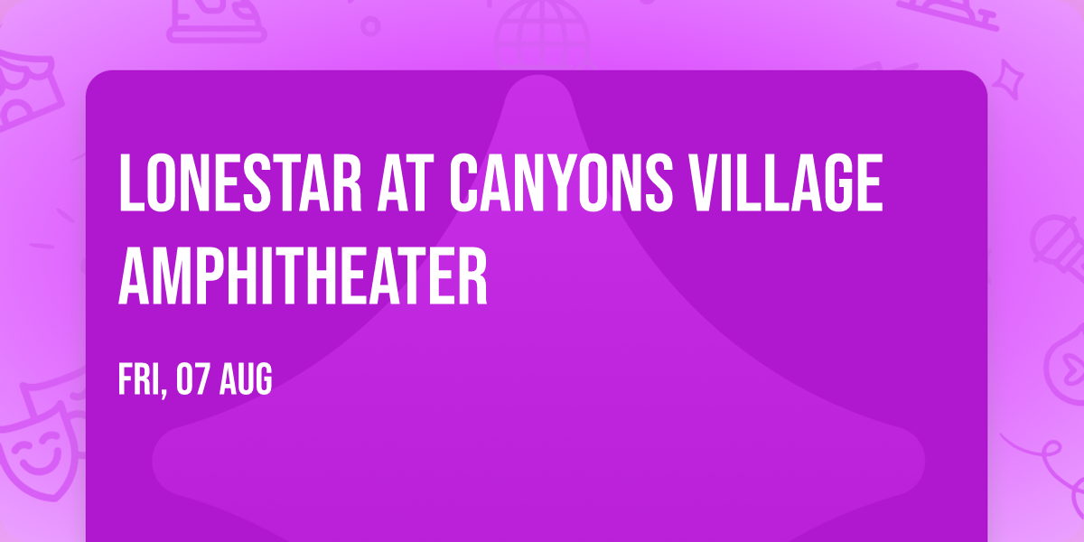 Lonestar at Canyons Village Amphitheater