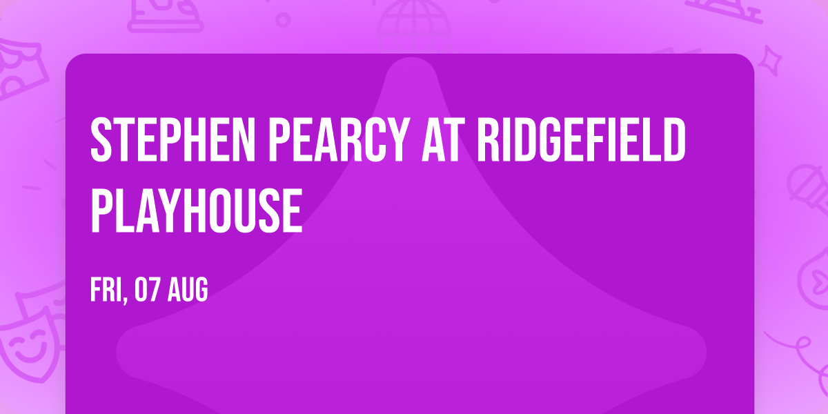 Stephen Pearcy at Ridgefield Playhouse