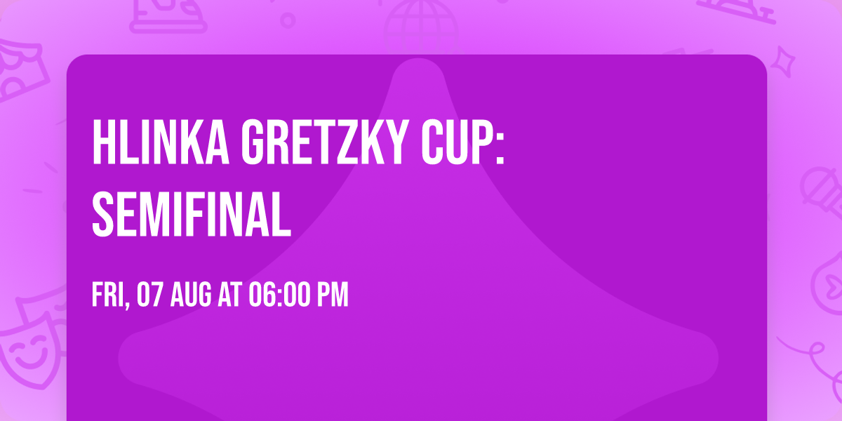 Hlinka Gretzky Cup: Semifinal