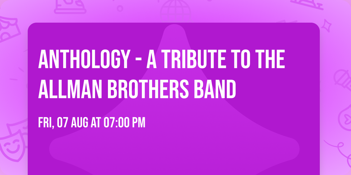 Anthology - A Tribute to The Allman Brothers Band