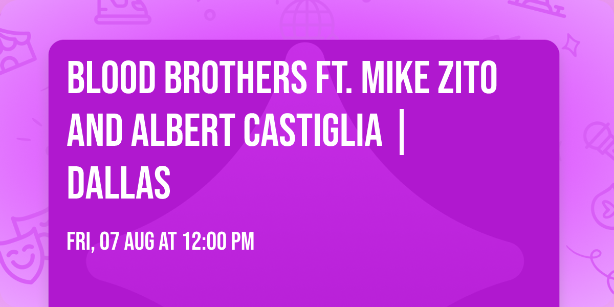Blood Brothers ft. Mike Zito and Albert Castiglia | Dallas 