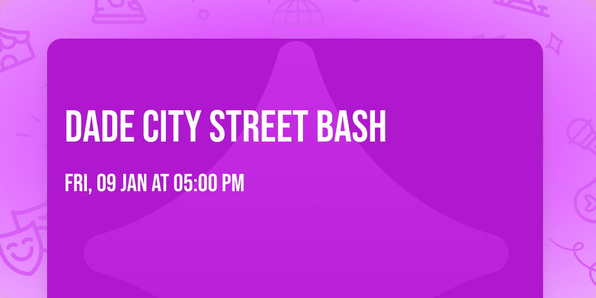 Dade City Street Bash