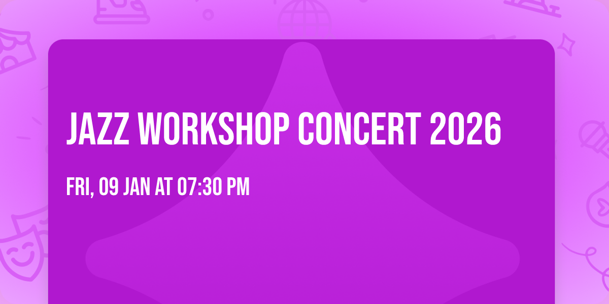Jazz Workshop Concert 2026