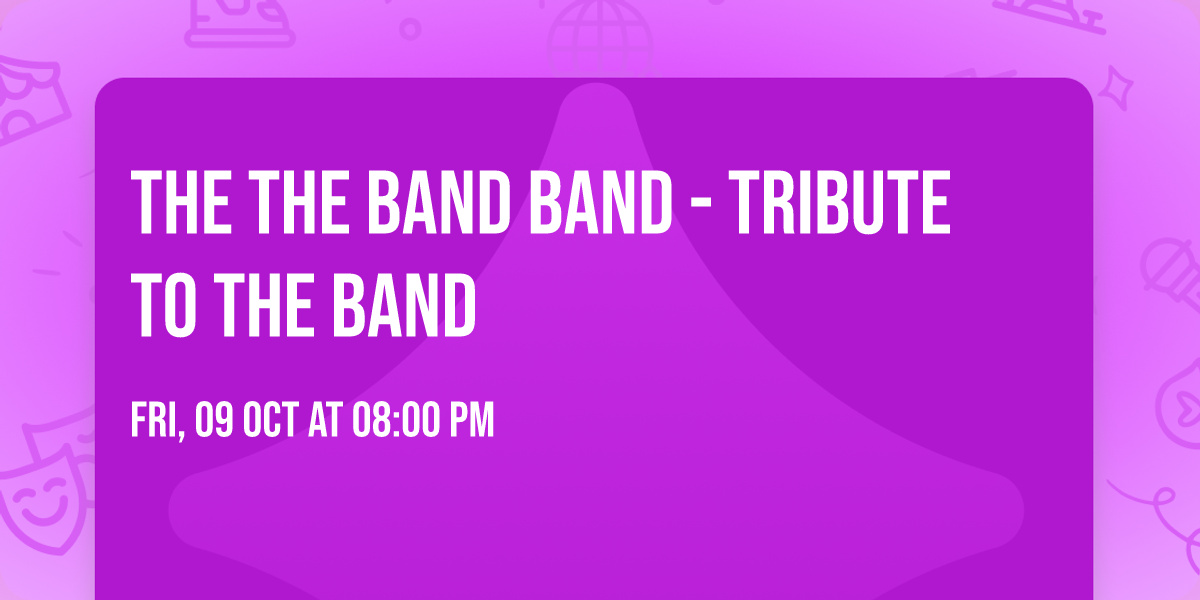 The THE BAND Band - Tribute to The Band