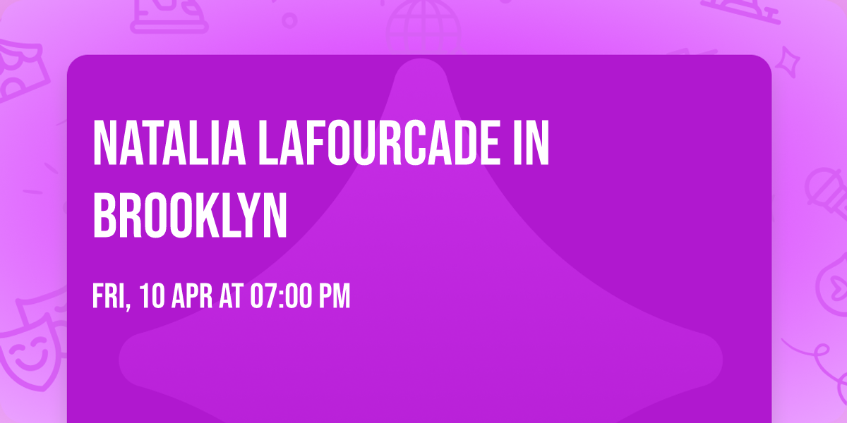 Natalia Lafourcade in Brooklyn