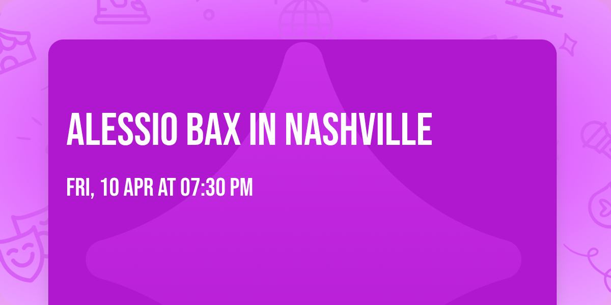 Alessio Bax in Nashville