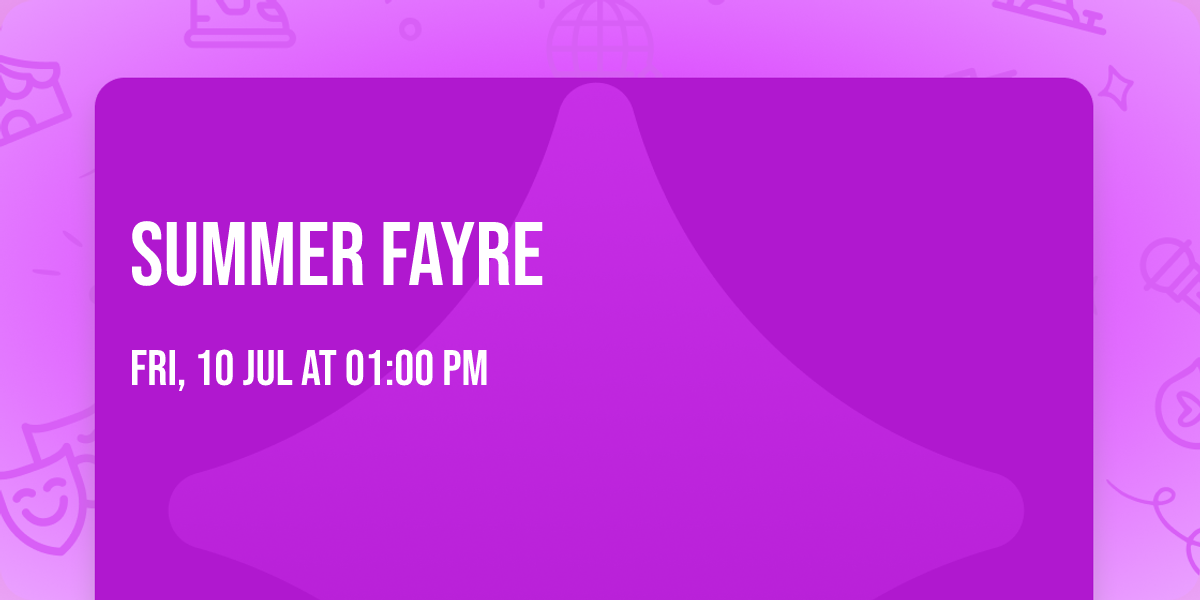 Summer Fayre