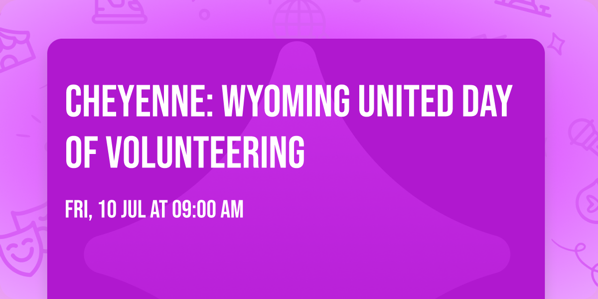 CHEYENNE: Wyoming United Day of Volunteering