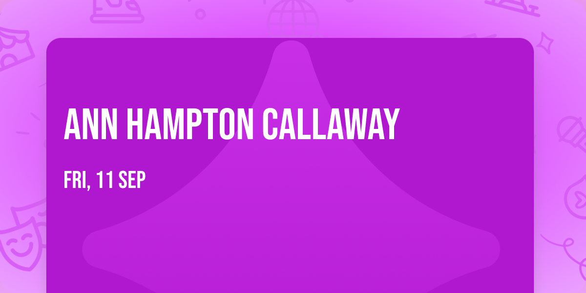 Ann Hampton Callaway