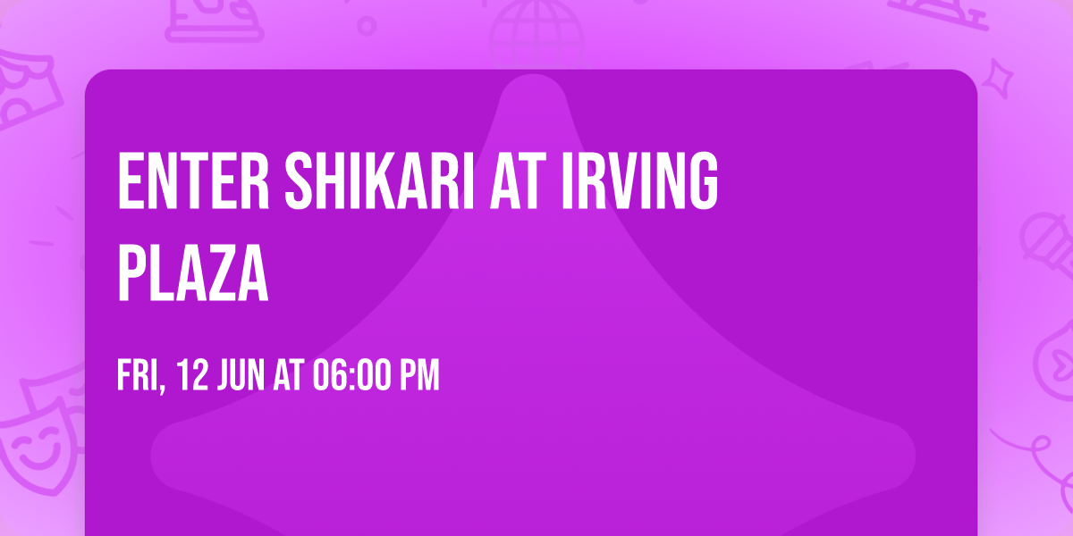 Enter Shikari at Irving Plaza