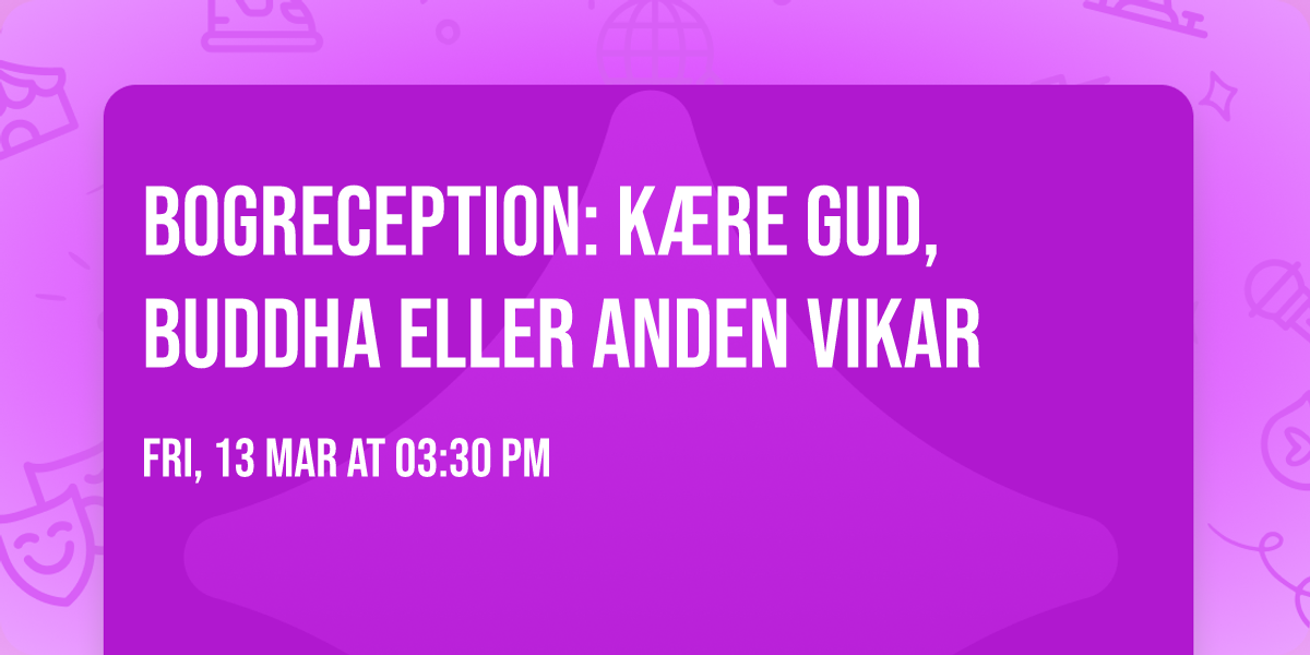 Bogreception: K\u00e6re Gud, Buddha eller anden vikar