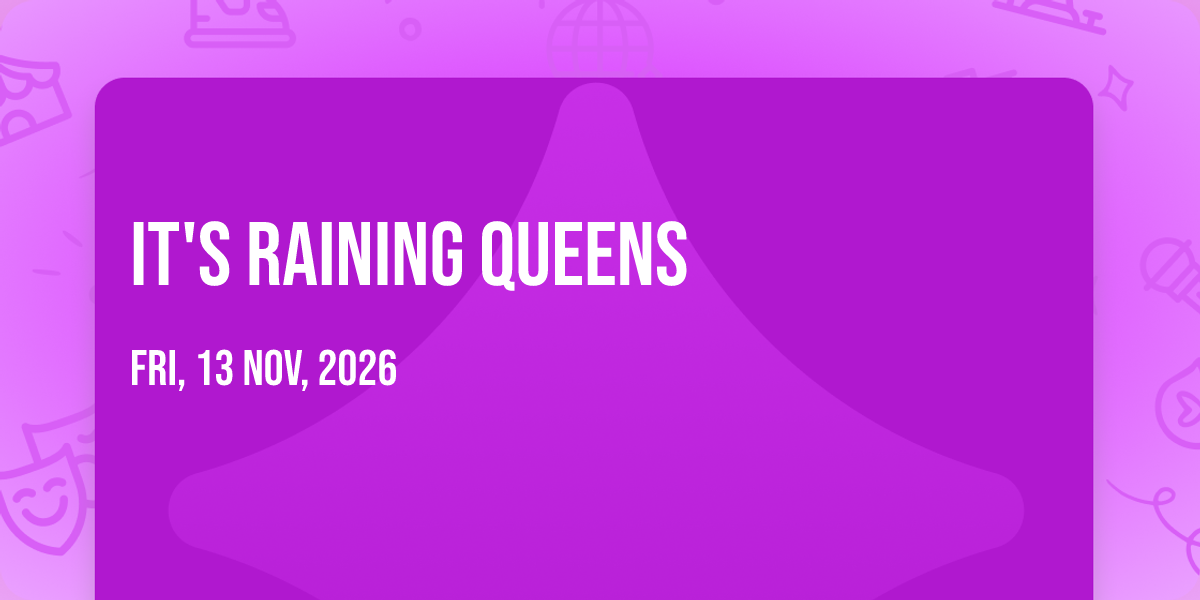Its Raining Queens, Feinstein's at the Nikko, San Francisco, 13 ...