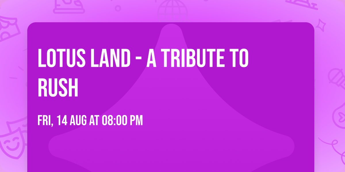 Lotus Land - A Tribute To Rush