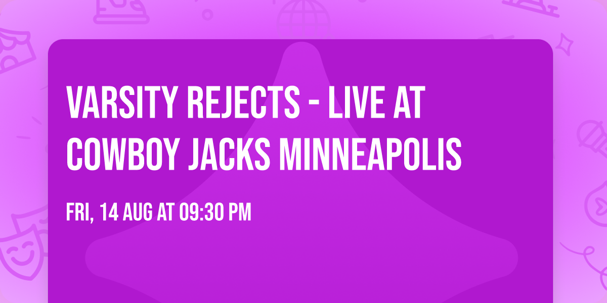 Varsity Rejects - Live at Cowboy Jacks Minneapolis