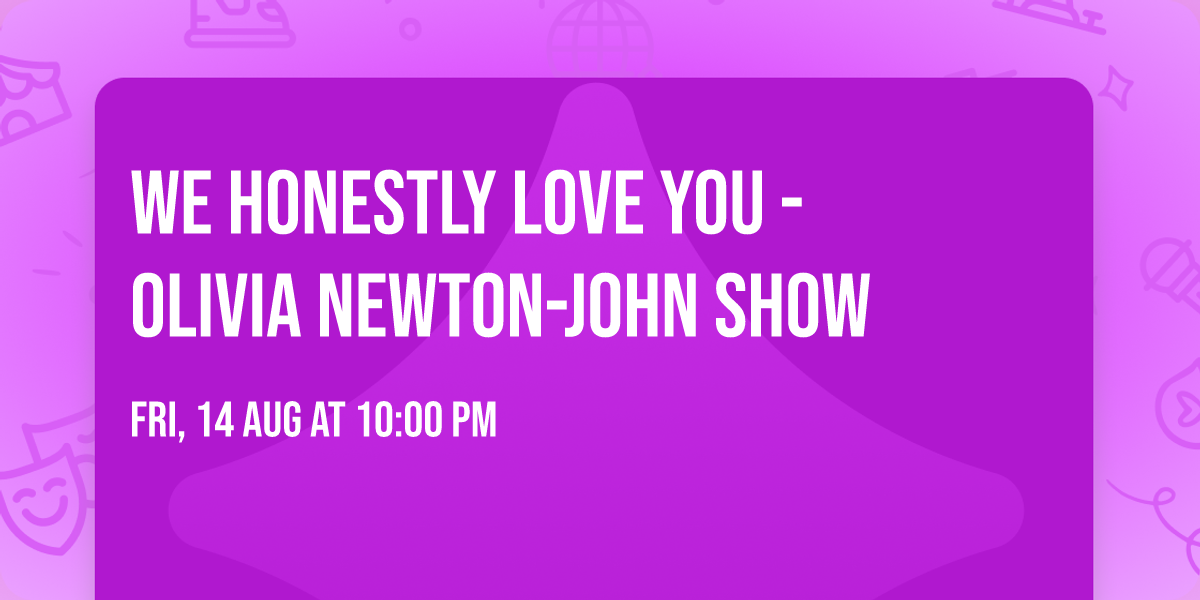 We Honestly Love You - Olivia Newton-John Show