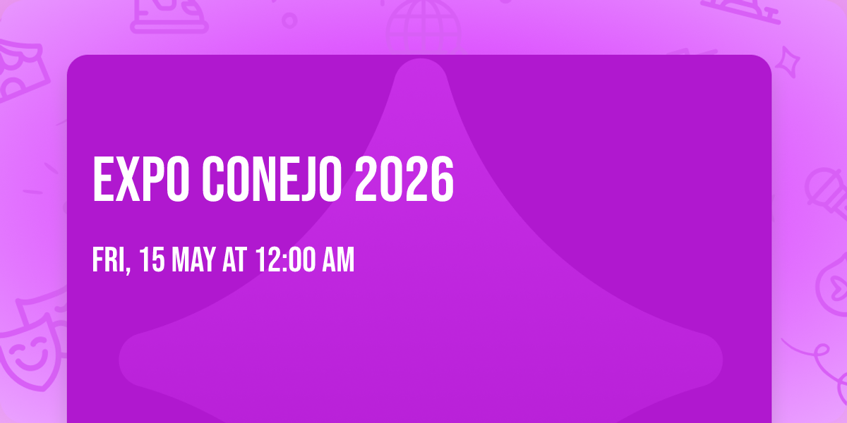 EXPO CONEJO 2026