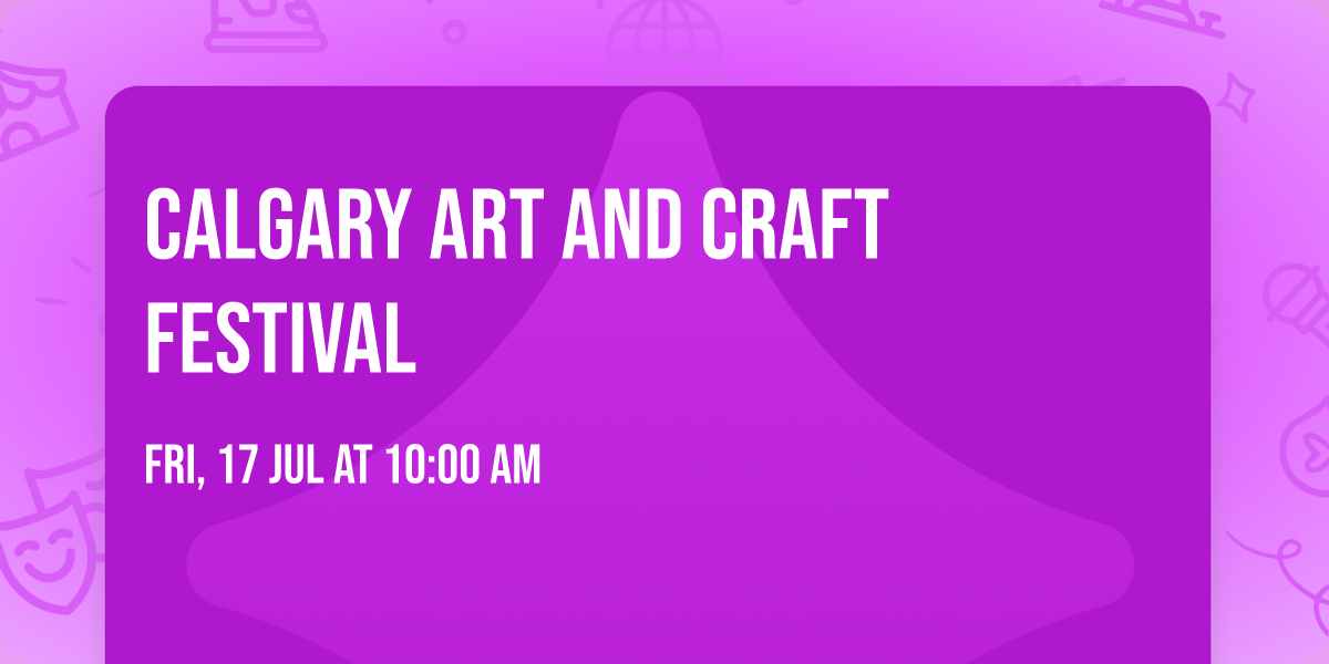 Calgary Art And Craft  Festival